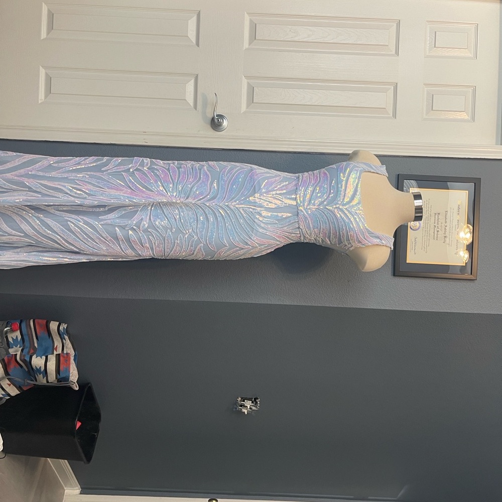 B. Smart Lavender Sequin Dress